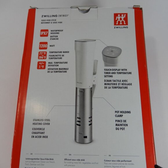ZWILLING Enfinigy Sous Vide Stick White NEW $169 - Picture 7 of 7